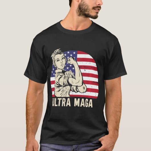 Ultra Maga Messy Bun  T-shirt (Voorkant)