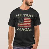 Ultra Maga Messy Bun - The Great Maga King Donald  T-shirt (Voorkant)