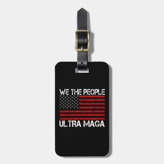 Ultra Maga Pro Trump 2024 Grappige Republikein Bagagelabel (Voorkant verticaal)