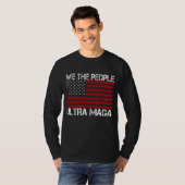 Ultra Maga Pro Trump 2024 Grappige Republikein T-shirt (Voorkant volledig)