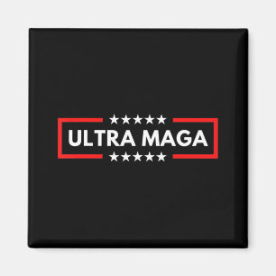 Ultra Maga Pro Trump Maga King Anti Biden Magneet