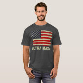 Ultra Maga Proud Ultra Maga  Vlag T-shirt (Voorkant volledig)