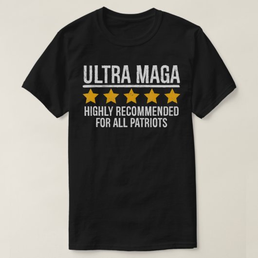 Ultra Maga Rating T-shirt (Design voorkant)