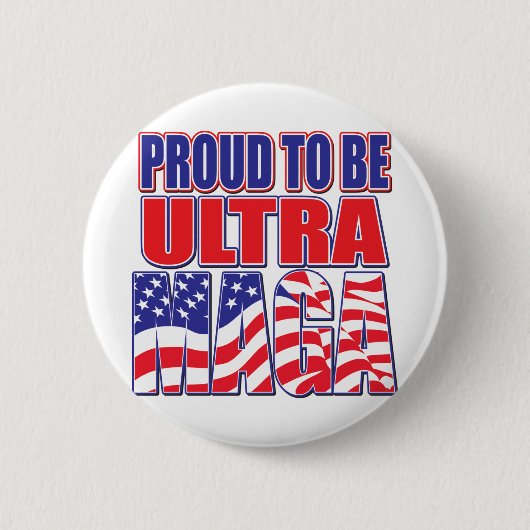 Ultra-MAGA Ronde Button 5,7 Cm (Voorkant)