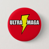 ULTRA MAGA RONDE BUTTON 5,7 CM (Voorkant)