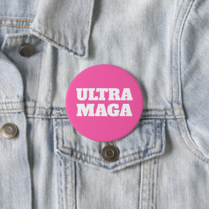 Ultra MAGA Roze Vrouwen voor Trump Ronde Button 7,6 Cm