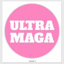 Ultra MAGA Roze Vrouwen voor Trump Sticker
