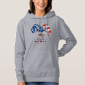 Ultra Maga schedel | Hoodie voor dames (Voorkant)