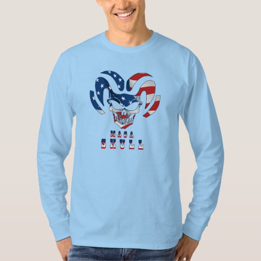 Ultra Maga schedel | MANNEN T-shirt (Voorkant)