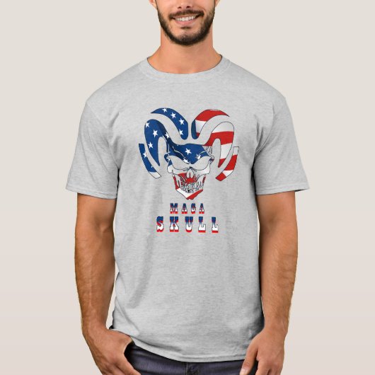 Ultra Maga schedel | Volwassene T-shirt (Voorkant)