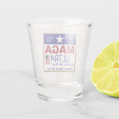 Ultra Maga Shot Glas (Achterkant)