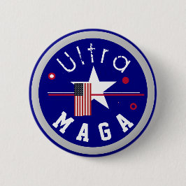 Ultra MAGA-toets Ronde Button 5,7 Cm