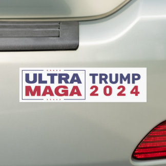 Ultra MAGA Trump 2024Bumpersticker Bumpersticker