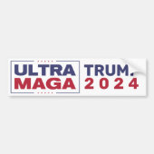 Ultra MAGA Trump 2024Bumpersticker Bumpersticker (Voorkant)