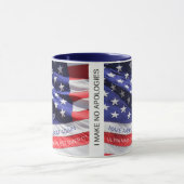 Ultra MAGA Trump Girl Mok-geen excuses Mok (Midden)