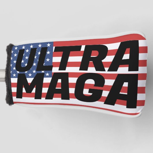 ULTRA MAGA TRUMP GOLF HEAD HOESJE GOLFHEADCOVER (Voorkant)