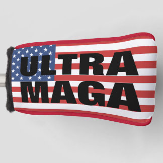 ULTRA MAGA TRUMP GOLF PUTTER HOESJE GOLFHEADCOVER