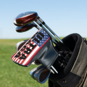 ULTRA MAGA TRUMP GOLF PUTTER HOESJE GOLFHEADCOVER (Insitu)