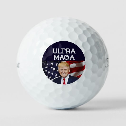 ULTRA MAGA TRUMP GOLFBALLEN (Voorkant)