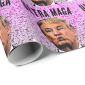 ULTRA MAGA TRUMP KERSTKUS CADEAUPAPIER (Rol Hoek)