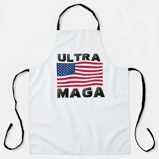 ULTRA MAGA TRUMP KITCHEN APRONS SCHORT (Voorkant)