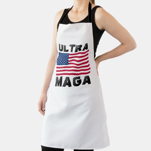 ULTRA MAGA TRUMP KITCHEN APRONS SCHORT (Insitu)