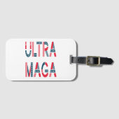 Ultra MAGA Trump Patriotic Republican Conservative Bagagelabel (Voorkant (horizontaal))