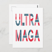 Ultra MAGA Trump Patriotic Republican Conservative Briefkaart (Voorkant / Achterkant)