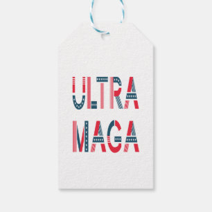 Ultra MAGA Trump Patriotic Republican Conservative Cadeaulabel