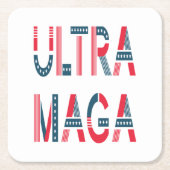 Ultra MAGA Trump Patriotic Republican Conservative Kartonnen Onderzetters (Voorkant)