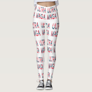 Ultra MAGA Trump Patriotic Republican Conservative Leggings