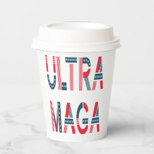 Ultra MAGA Trump Patriotic Republican Conservative Papieren Bekers