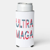 Ultra MAGA Trump Patriotic Republican Conservative Seltzer Blikjeskoeler (Seltzer Achterkant)