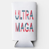 Ultra MAGA Trump Patriotic Republican Conservative Seltzer Blikjeskoeler (Voorkant)