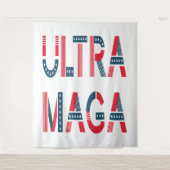 Ultra MAGA Trump Patriotic Republican Conservative Wandkleed (Voorkant)