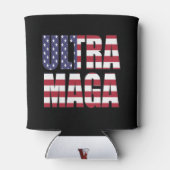 Ultra MAGA Trump Supporter 💡 Geweldig Weer USA Blikjeskoeler (Achterkant)