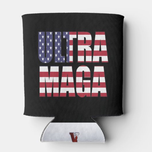 Ultra MAGA Trump Supporter 💡 Geweldig Weer USA Blikjeskoeler (Achterkant)