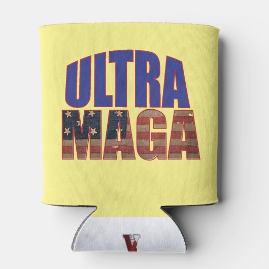 Ultra MAGA Trump Supporter 💡 Geweldig Weer USA Blikjeskoeler (Achterkant)