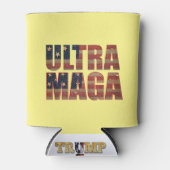 Ultra MAGA Trump Supporter 💡 Geweldig Weer USA Blikjeskoeler (Voorkant)