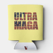 Ultra MAGA Trump Supporter 💡 Geweldig Weer USA Blikjeskoeler (Achterkant)