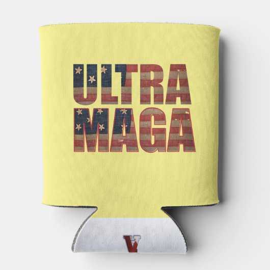 Ultra MAGA Trump Supporter 💡 Geweldig Weer USA Blikjeskoeler (Achterkant)