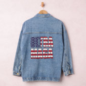Ultra MAGA Trump Supporter ⛳ Geweldig Weer USA Denim Jacket (Hangar)