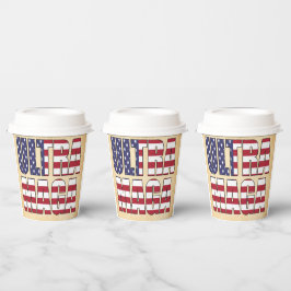 Ultra MAGA Trump Supporter 💡 Geweldig Weer USA Papieren Bekers