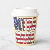 Ultra MAGA Trump Supporter 💡 Geweldig Weer USA Papieren Bekers (Achterkant)