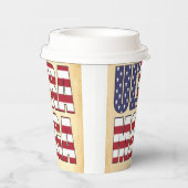 Ultra MAGA Trump Supporter 💡 Geweldig Weer USA Papieren Bekers (Rechts)
