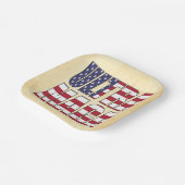 Ultra MAGA Trump Supporter 💡 Geweldig Weer USA Papieren Bordje (Gebogen)