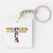 Ultra MAGA Trump Supporter 💡 Geweldig Weer USA Sleutelhanger (Achterkant)