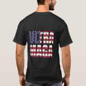Ultra MAGA Trump Supporter ⛳ Geweldig Weer USA T-shirt (Achterkant)