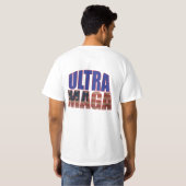 Ultra MAGA Trump Supporter ⛳ Geweldig Weer USA T-shirt (Achterkant volledig)