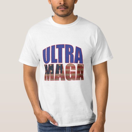 Ultra MAGA Trump Supporter ⛳ Geweldig Weer USA T-shirt (Voorkant)
